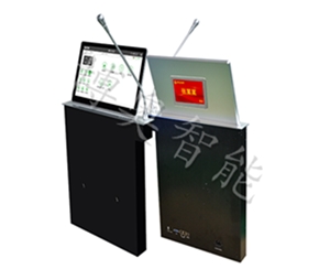 雙屏全鋁超薄液晶屏升降器（帶固定話筒